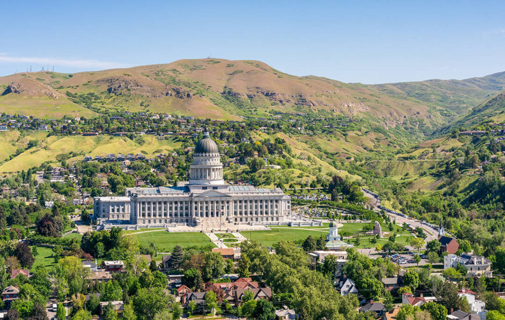 Capitol Hill in Salt Lake City, Utah